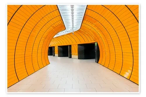 Marienplatz subway station in Munich de Dieter Meyrl
