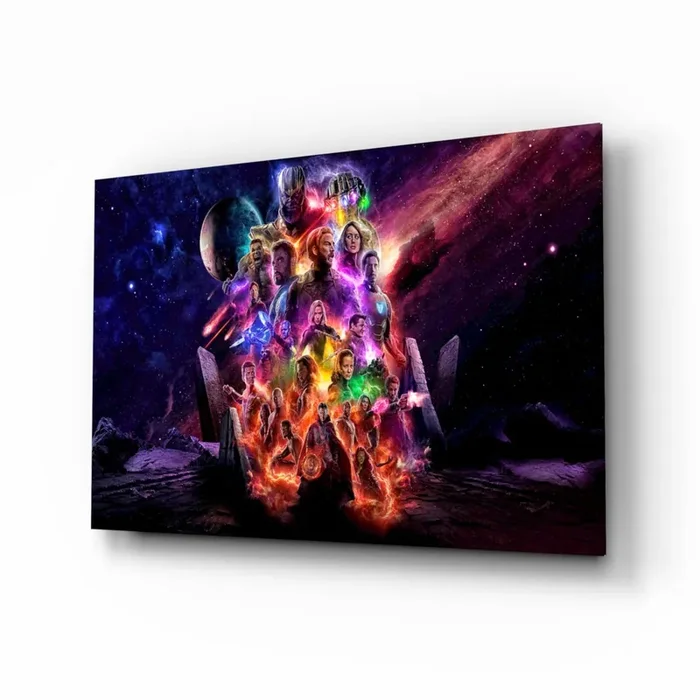 Marvel, Thanos Glass Wall Art – 28.5 » x 18 «