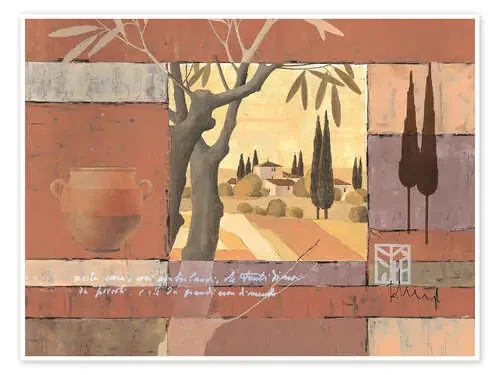 Mediterranean cornfields V de Franz Heigl Advocate Art