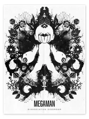 Megaman Inkblot de Barrett Biggers
