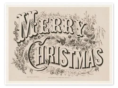 Merry Christmas – Vintage Sign Nook Vintage Archive