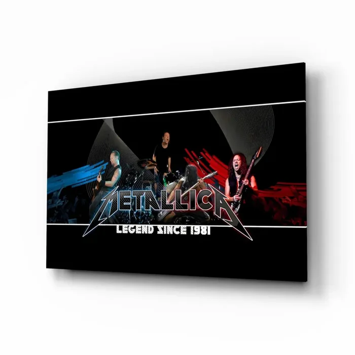 Metallica Glass Wall Art – 28.5 » x 18 «