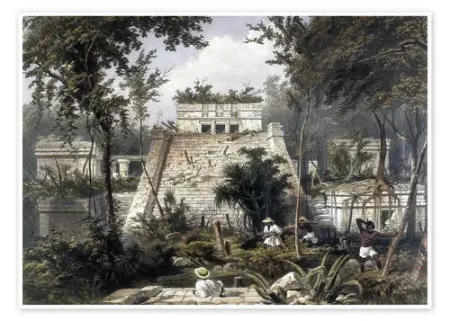 Mexico Tulum, 1844. de Frederick Catherwood Granger Collection