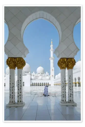 Mezquita Sheikh Zayed, Adu Dabi, Emiratos Árabes Unidos de Matteo Colombo