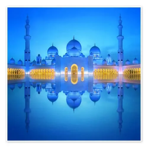 Mezquita Sheikh Zayed en azul Editors Choice