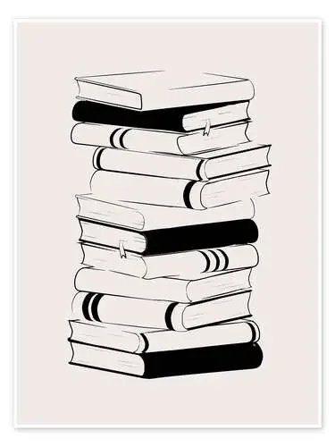 Mi colección de libros de Martina illustration