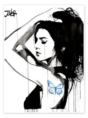 Mi mariposa azul de Loui Jover