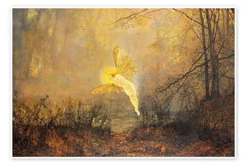 Midsummer Night, or ‘Iris‘, 1876 de John Atkinson Grimshaw Bridgeman Images