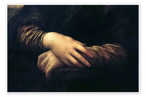 Mona Lisa, manos (detalle) de Leonardo da Vinci Bridgeman Images