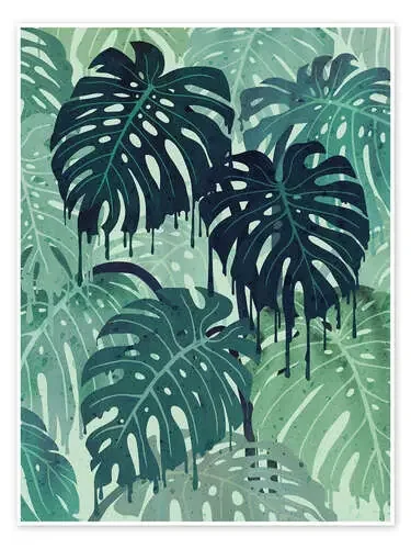 Monstera Melt (in Green) de littleclyde