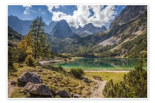 Montañas idílicas en el Tirol (Austria) de Christian Müringer