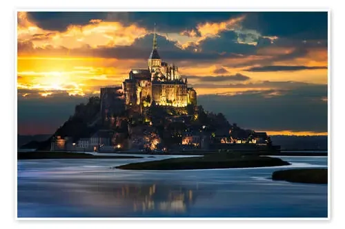 Monte san Michel al atardecer Editors Choice