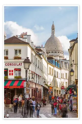 Montmartre y Sagrado Corazón, París, Francia de Matteo Colombo