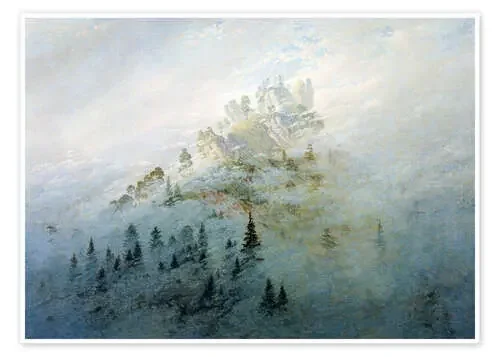 Morning mist in mountains de Caspar David Friedrich akg-images