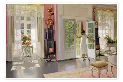 Morning sun in the garden room de Harald Slott-Møller Bridgeman Images