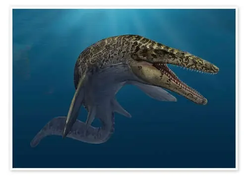 Mosasaurus hoffmanni in prehistoric waters de Sergey Krasovskiy Stocktrek Images
