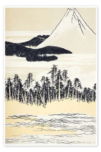 Mount Fuji, Japan, 1816 (detail) I de Katsushika Hokusai Granger Collection