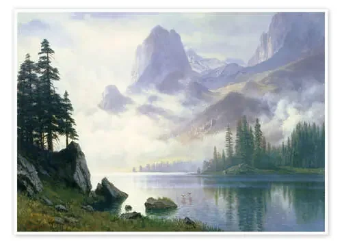 Mountain out of the Mist de Albert Bierstadt Bridgeman Images