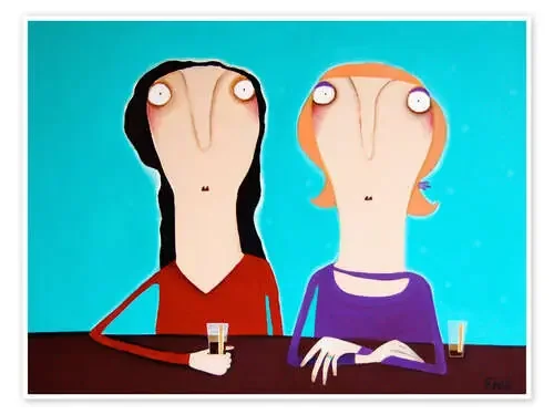 Mrs Lenz and me Having Ramazzotti de Lacaluna