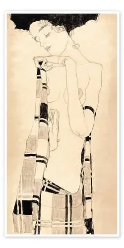 Mujer de pie de Egon Schiele Bridgeman Images