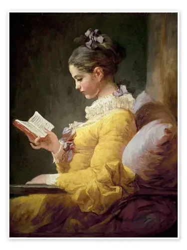 Mujer joven leyendo de Jean-Honoré Fragonard Bridgeman Images