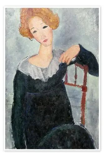 Mujer pelirroja de Amedeo Modigliani Everett Collection