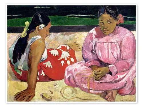Mujeres de Tahiti en la playa de Paul Gauguin Master Collection