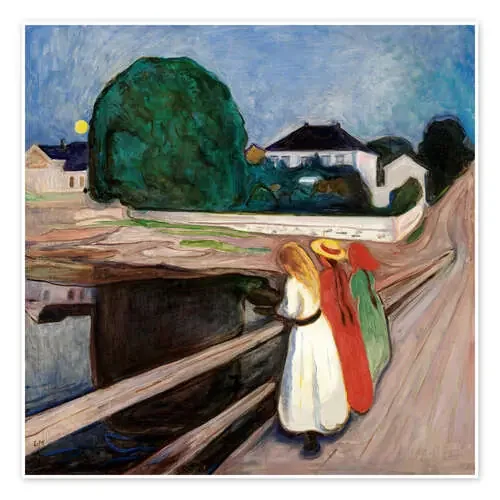 Mujeres en el puente de Edvard Munch Master Collection