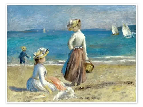 Mujeres en la playa de Pierre-Auguste Renoir Master Collection