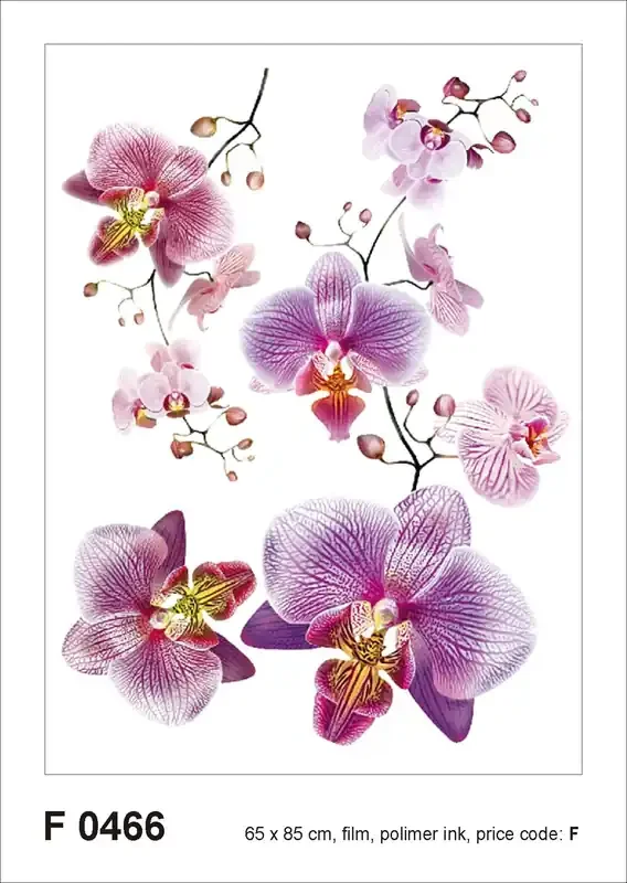 mural decorativo autoadhesivo flores rosa y morado de Sanders & Sanders – 600261