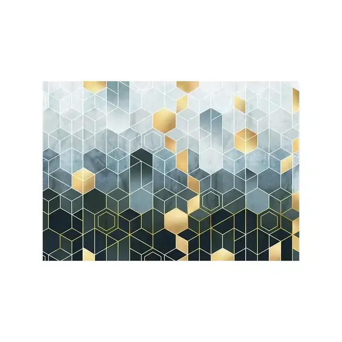 Mural Essentials Hexabeegon Blue 752-029