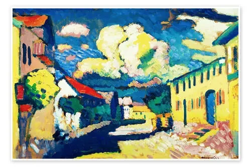 Murnau – Village street de Wassily Kandinsky akg-images