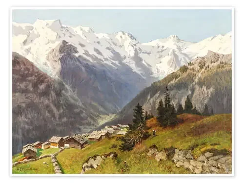 Mürren in the Bernese Oberland – Marie von Keudell ARTOTHEK