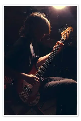 Musician with electric guitar Editors Choice