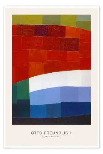 My Sky is Red, 1933 de Otto Freundlich Exhibition Posters