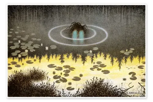 Nada, el mostruo del lago de Theodor Kittelsen Master Collection