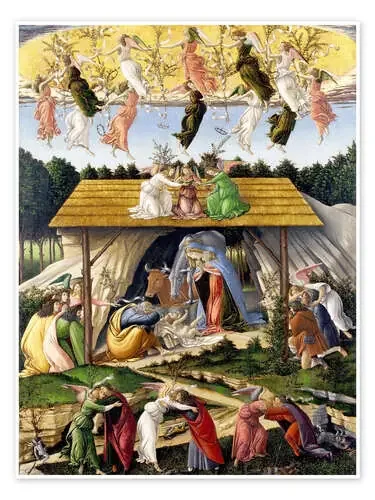 Natividad mística de Sandro Botticelli Master Collection