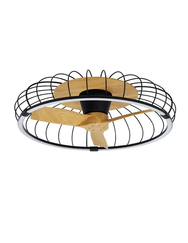 Nature Ventilador Mantra Negro
