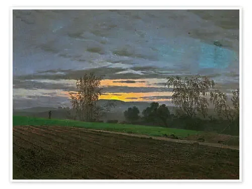 New-plowed field de Caspar David Friedrich akg-images