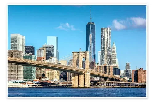 New York Brooklyn Bridge and World Trade Center de Sascha Kilmer
