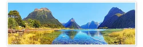 New Zealand Milford Sound Panorama de Michael Rucker