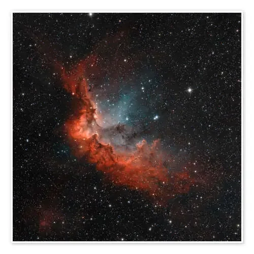 NGC 7380 in true colors. de Rolf Geissinger Stocktrek Images