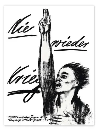 Nie wieder Krieg (alemán) de Käthe Kollwitz Master Collection