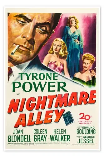 NIGHTMARE ALLEY, from left, Tyrone Power, Joan Blondell, Coleen Gray, Helen Walker, 1947 Everett Collection