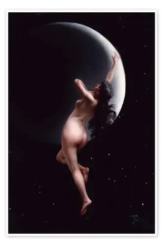 Ninfa de la luna de Luis Ricardo Falero Master Collection