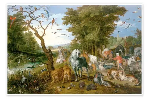 Noah leads the animals into the ark de Jan Brueghel d.Ä. Master Collection