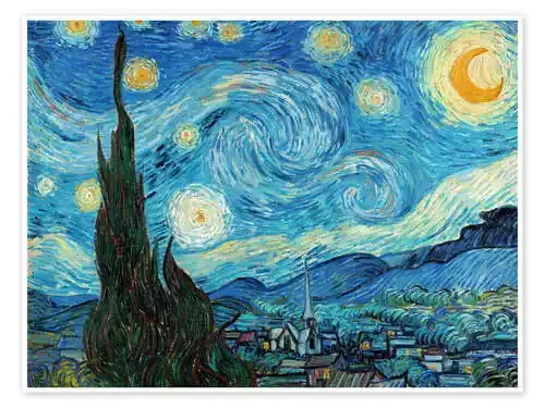 Noche estrellada, 1889 de Vincent van Gogh Master Collection