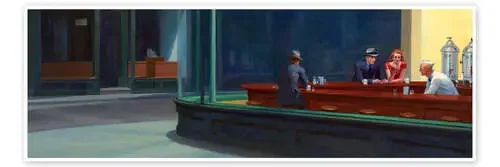 Noctámbulos (detalle) III de Edward Hopper Master Collection