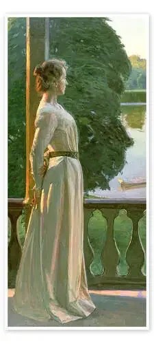 Nordic Summer Evening (detail) I de Richard Bergh Bridgeman Images
