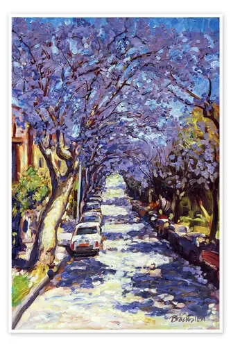 North Sydney Jacaranda de Ted Blackall Bridgeman Images